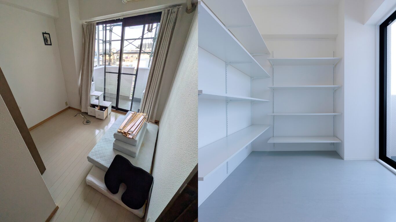 春日井市マンションのリノベーション事例「収納スペース」