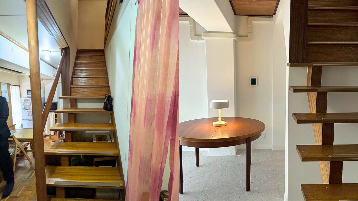 名古屋市瑞穂区リノベーションマンションのビフォーアフター「リビング、ダイニングルーム」事例